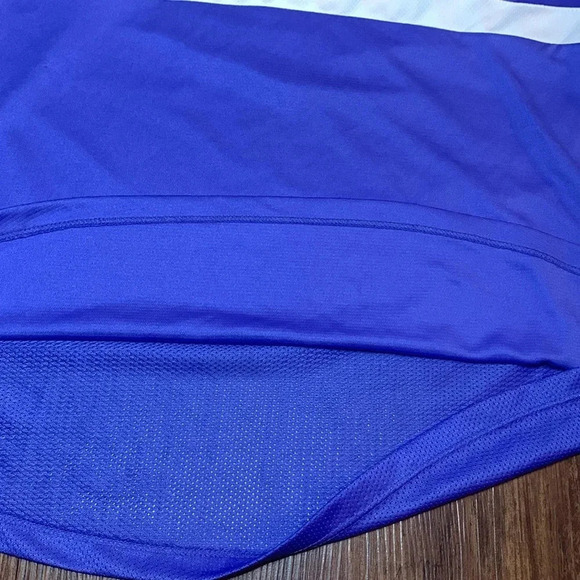 Nike Dri-Fit Athletic T-Shirt Mesh Back Purple & Orange Size Medium - Picture 7 of 9